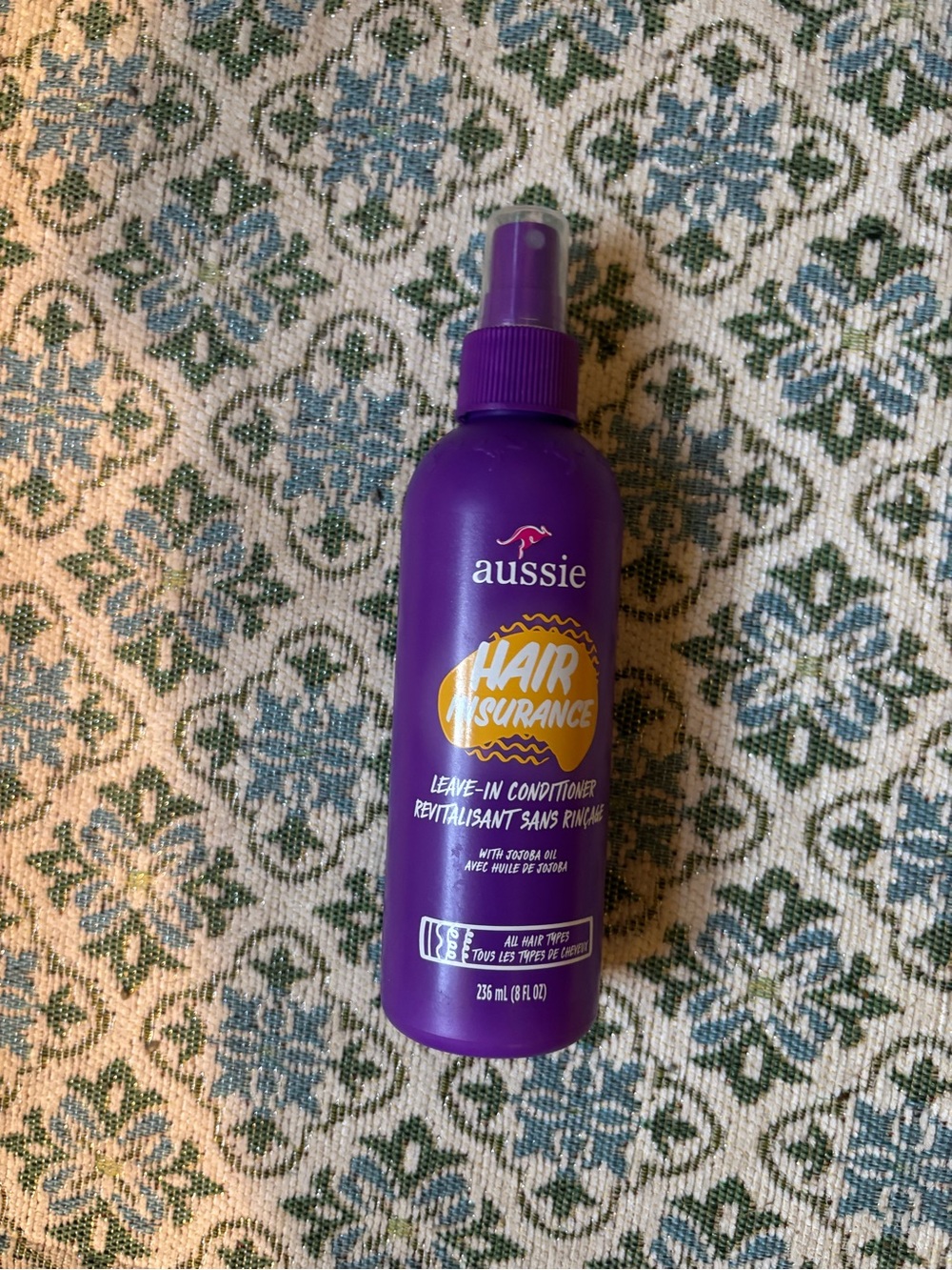 Aussie Hair Insurance Leave-In Conditioner Spray nearly full